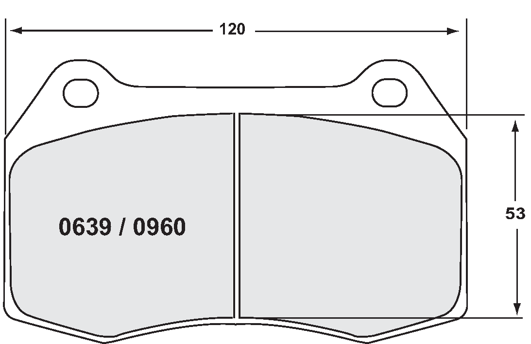 PFC 0960.11.14.44 Front Brake Pads for MINI Cooper Brembo R55, R56, R57 & R59 (11 Compound, 17 mm) Photo-0