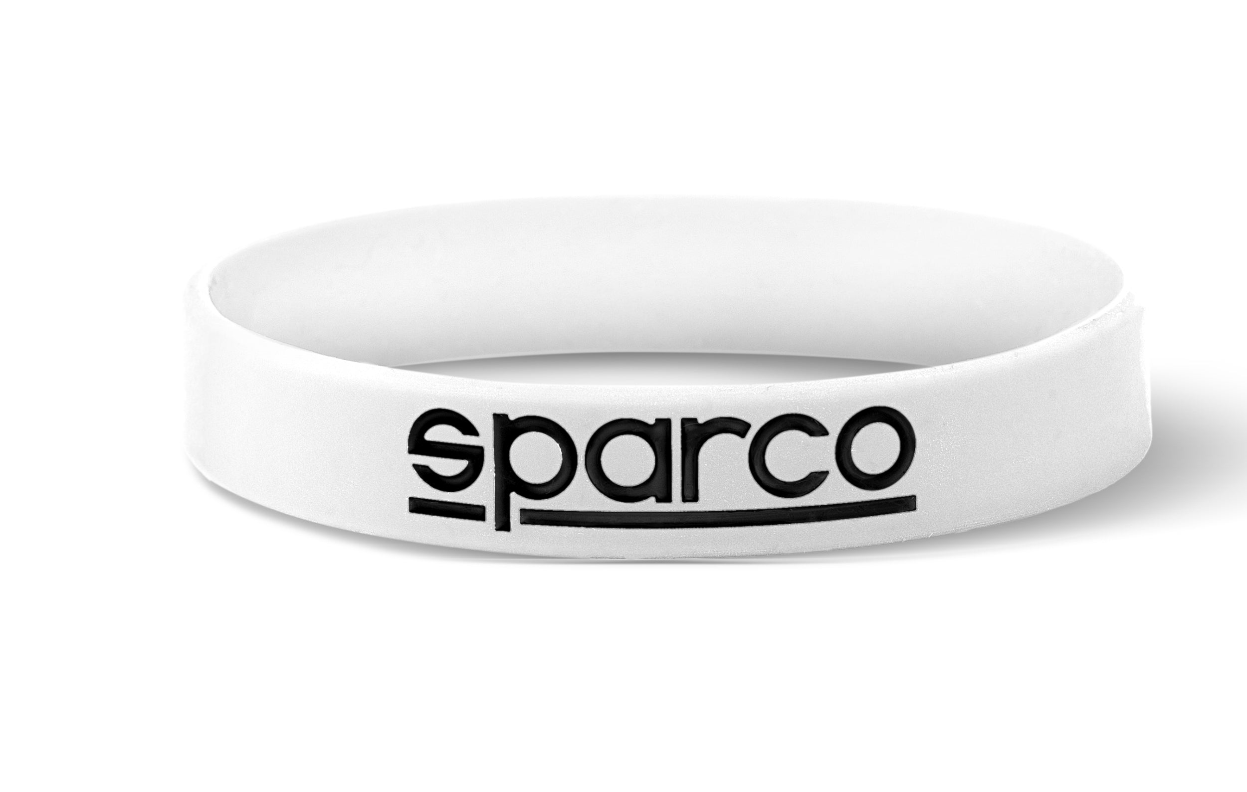 SPARCO 099093BI10 Rubber bracelets, thickness 12 mm, 10 pcs, white Photo-0