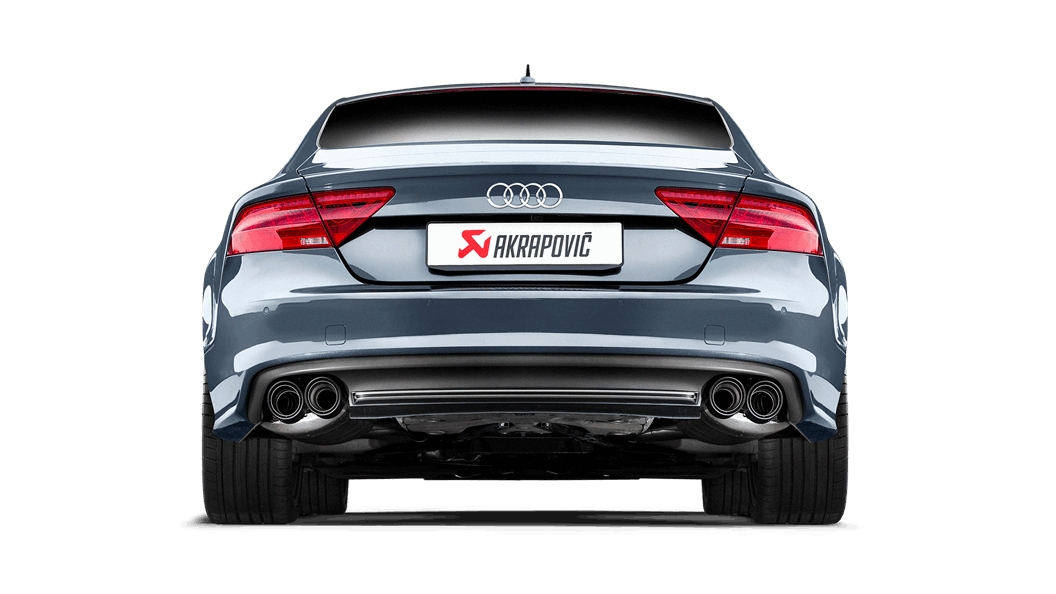 AKRAPOVIC S-AU/TI/6H Evolution Line (Titanium) AUDI S7 Sportback (C7) 2013-2017 ECE Type Approval Photo-3
