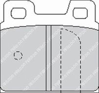 FERODO FCP93R Rear Brake Pads DS3000 for ALFA ROMEO Giulietta / Alfetta Photo-0