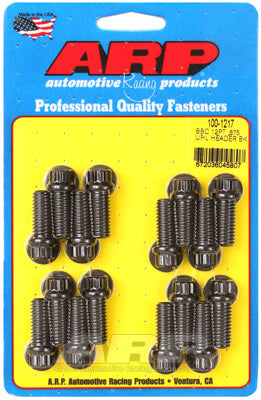 ARP 100-1217 Header Bolt & Stud Kit for CHEVROLET Big Block. 0.875? UHL. 8740. 12pt Photo-0