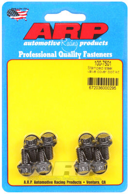 ARP 100-7501 Valve Cover Bolt Kit for Stamped steel covers. 8740. 12pt Photo-0