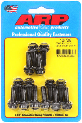 ARP 100-7508 Valve Cover Bolt Kit for Cast aluminum. 8740. 12pt Photo-0