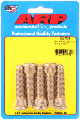 ARP 100-7726 Wheel Stud Kit for GM Late Model. M12 X 1.5. 2.000˝ UHL Photo-0