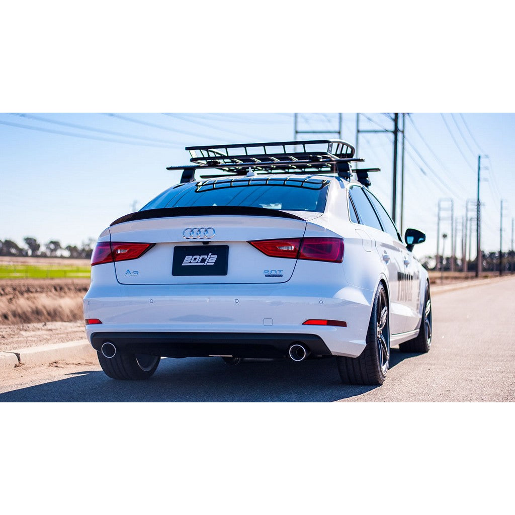 BORLA 140682 Cat Back Exhaust System, A3 (8V) L4-1.8/2.0L (turbo) AWD, 2013-16, sound S-Type Photo-2