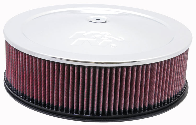 K&N 60-1235 Round Air Filter Assembly 7-5/16"FLANGE,14"DIA,5-1/2H Photo-0