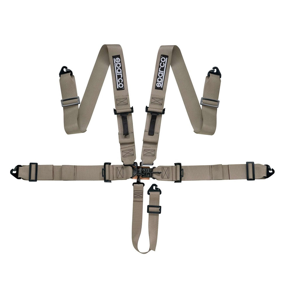 SPARCO 04806SFIVD Safety harnesses (SFI) LATCH&LINK 04806SFI, 5 points 3"3"2", sand Photo-0