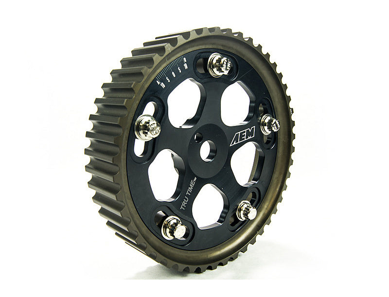 AEM 23-831BK Tru-Time Adjustable Cam Gears for MITSUBISHI EVO black Photo-0