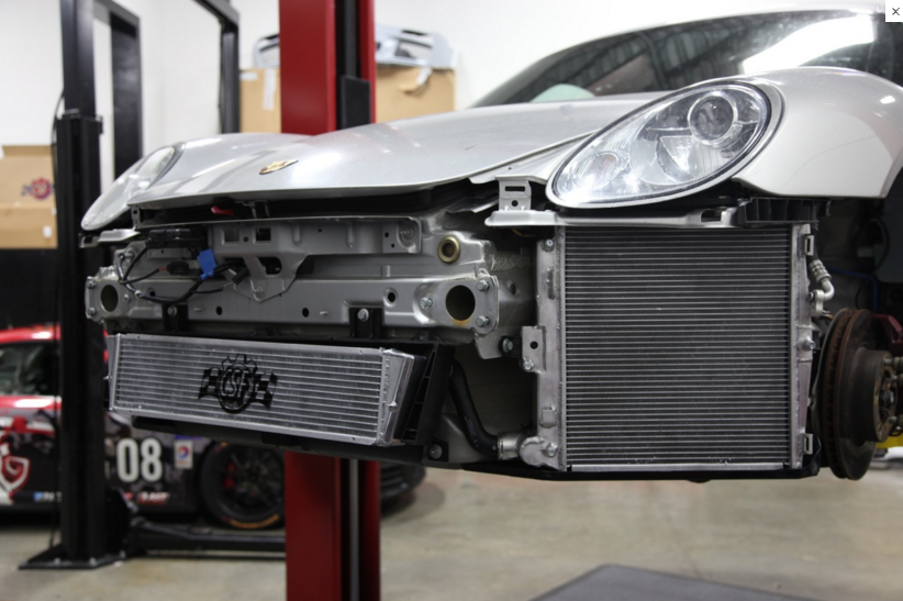 CSF 7056 Radiator Left Side for PORSCHE 911 Turbo (996/997) / 911 GT2 (996/997) / 911 GT3 (996) Photo-1