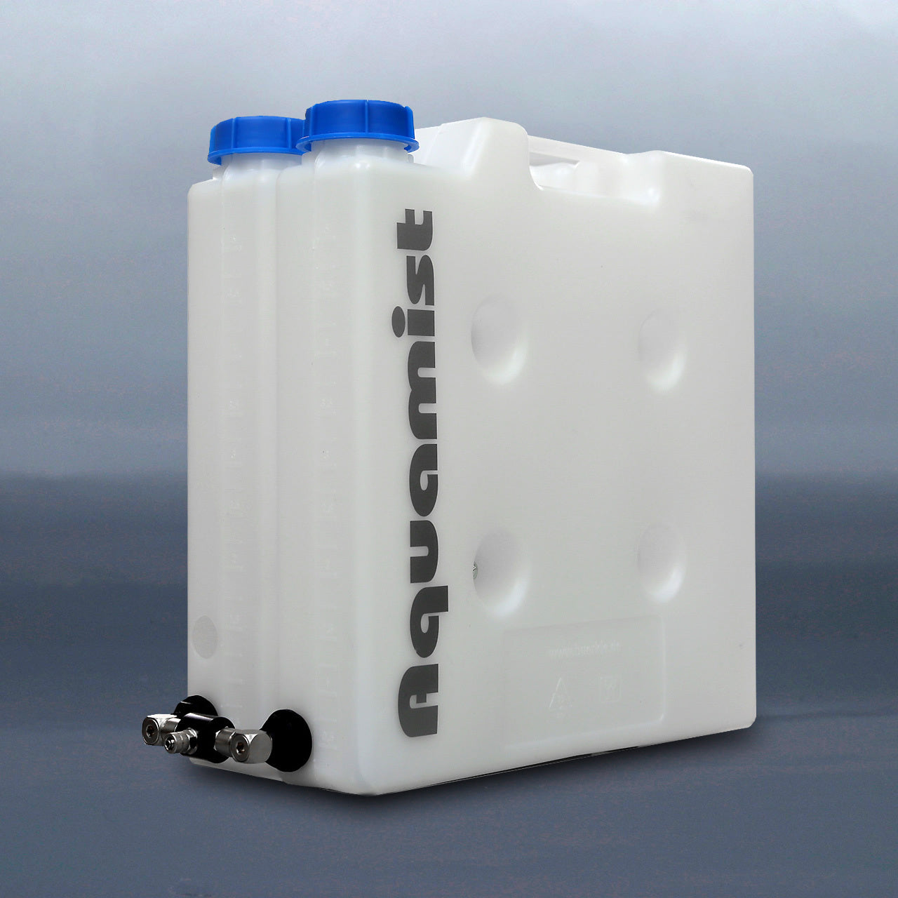 AQUAMIST 806-690 10L Twin tank with bracket (internally baffled / drilled) Photo-0