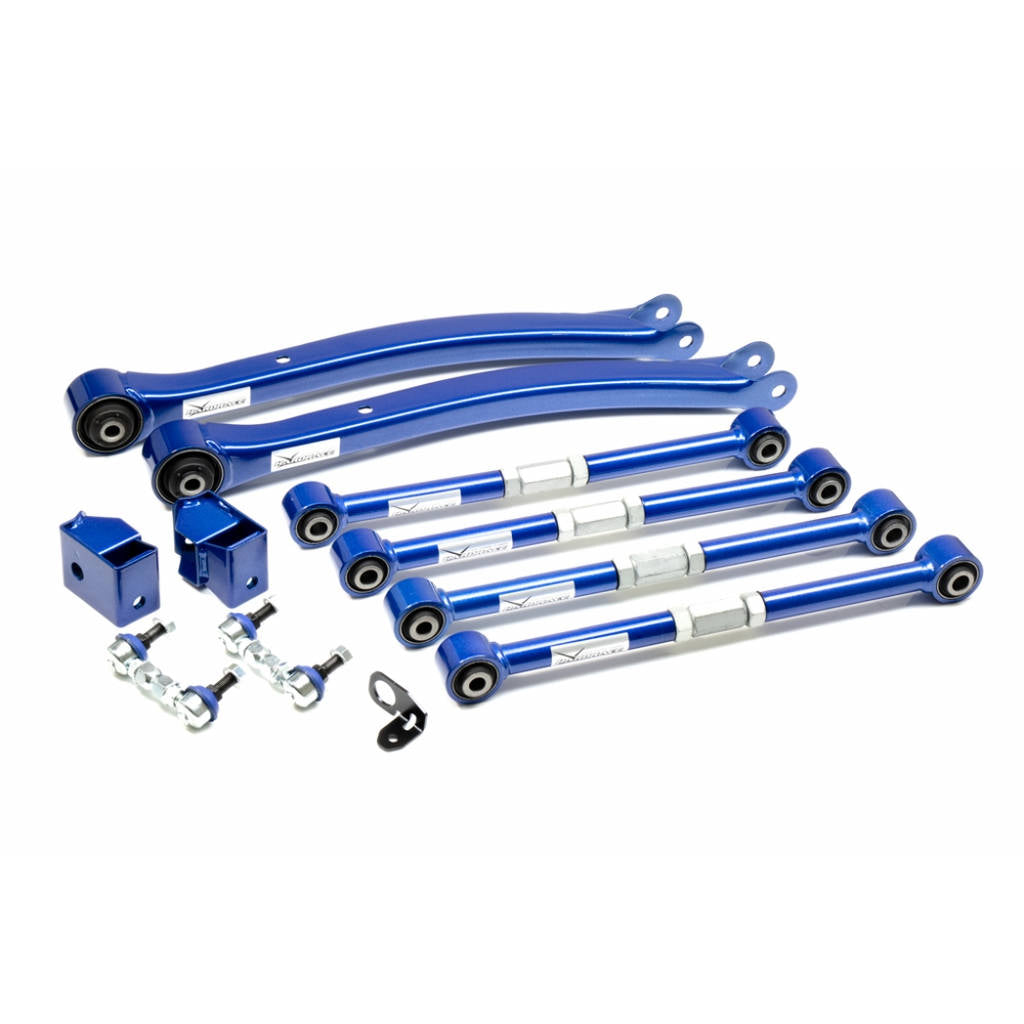 HARDRACE 6155 IMPREZA GC/GD REAR ADJUSTABLE ARMS (HARDEN RUBBER) 10PCS/SET Photo-1