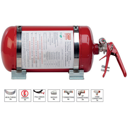 OMP CA0-0372-A01 (CA/372) SPORT Fire extinguishing system mechanical (4.25 l.) Photo-0