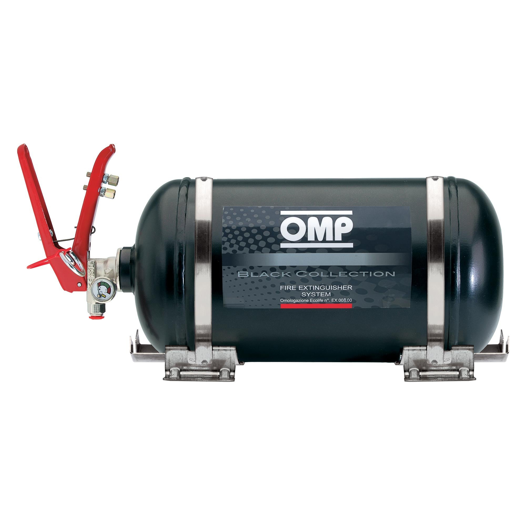 OMP CM0-SST1-AB1 (CMSST1/B) Replacement cylinder for fire extinguishing system CMSST1, 4,25L, steel, black Photo-0