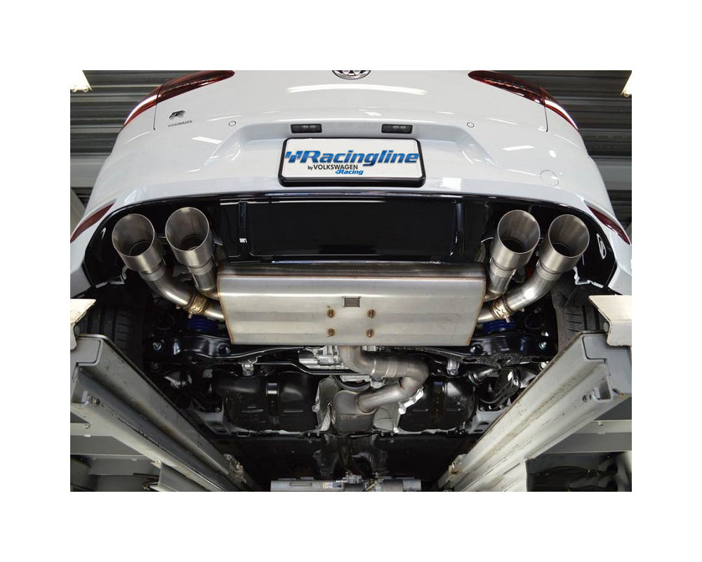 RACINGLINE VWR21G70RVRES Catback Exhaust System for Golf MK7 GTI (with valves, resonated) Photo-0
