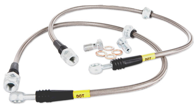 STOPTECH 950.46007 Front Stainless Steel Brake Line Kit MITSUBISHI Lancer 2008-2016 Photo-0