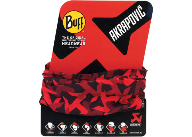AKRAPOVIC 801078 Buff Akrapovič Logos Black Photo-0