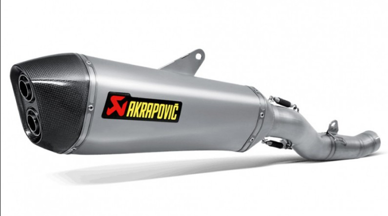 AKRAPOVIC S-K14SO5-HZAAT Slip-On Line (Titanium) Kawasaki 1400 GTR 2008-16 Photo-0