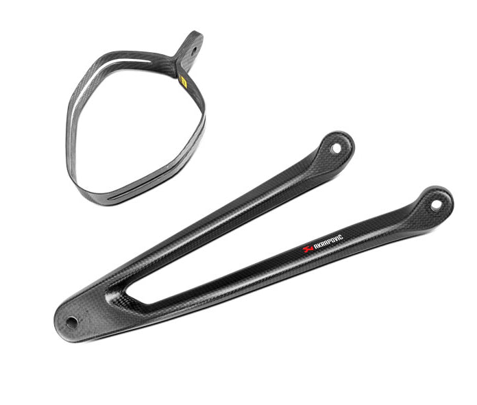 AKRAPOVIC P-MBK10E2 Muffler bracket with Muffler clamp (Carbon) Kawasaki Ninja ZX-10R 2016-16 Photo-0