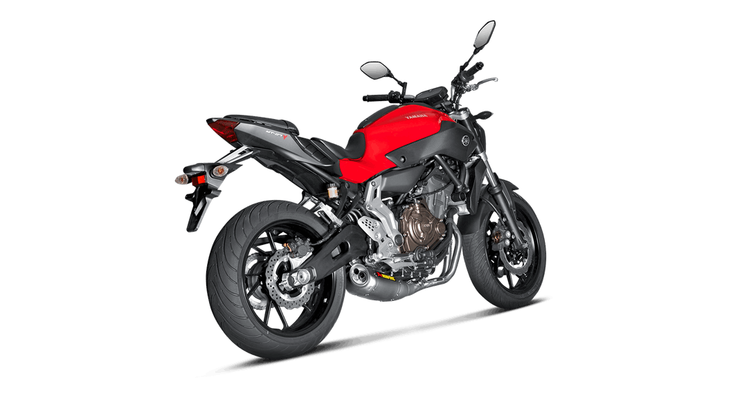 AKRAPOVIC S-Y7R1-HAFT Racing Line (Titanium) Yamaha FZ-07 2014-16 Photo-2