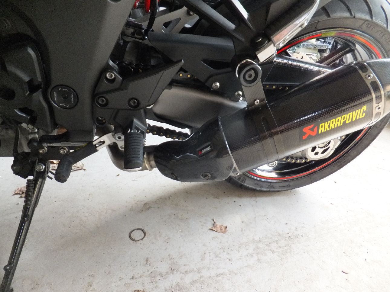 AKRAPOVIC P-HSK10R5 Heat shield set (Carbon) Kawasaki Z1000 2014-16 Photo-1