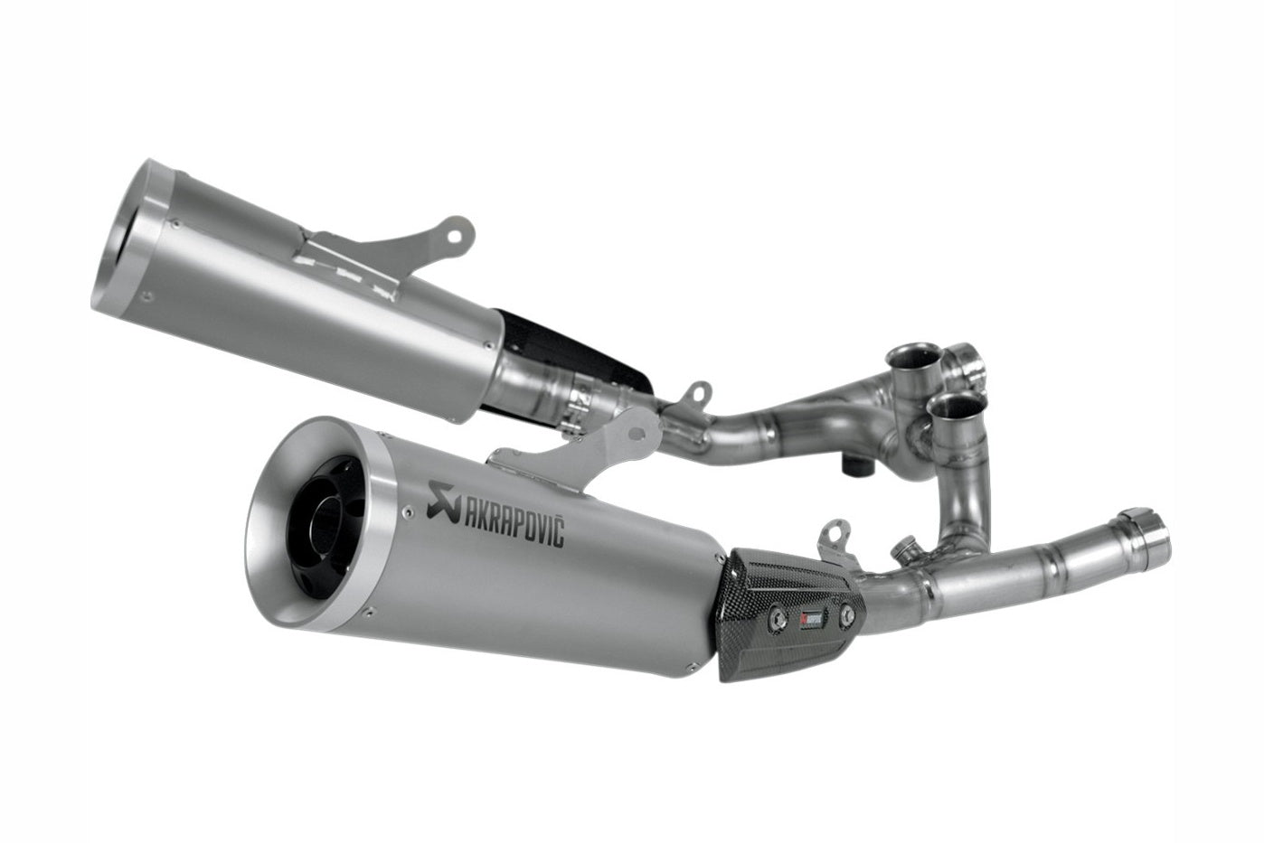 AKRAPOVIC S-Y17SO1-HBAV Slip-On Line (Titanium) Star Motorcycles VMAX 2009-16 Photo-0