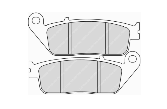 FERODO FDB570ST M/C BRAKE PADS Photo-0