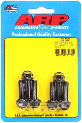 ARP 108-2201 Pressure Plate (Clutch Cover) Bolt Kit for HONDA SOHC. D Series. hex. 6 pieces Photo-0