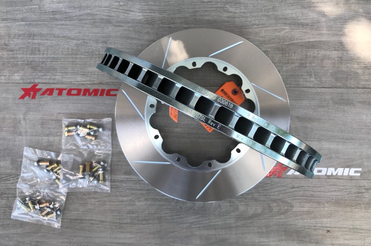 GIRODISC D1-047 Front Rotor Replacement Ring Kit for MITSUBISHI Lancer Evo X/HONDA Civic Type R FK8/FL5 Photo-2