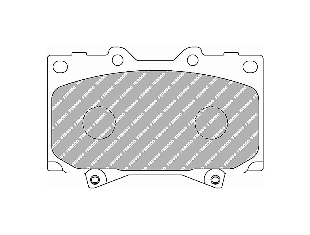 FERODO FCP1456H Front Brake Pads DS2500 for TOYOTA Land Cruiser 100 / LEXUS LX 470 Photo-0