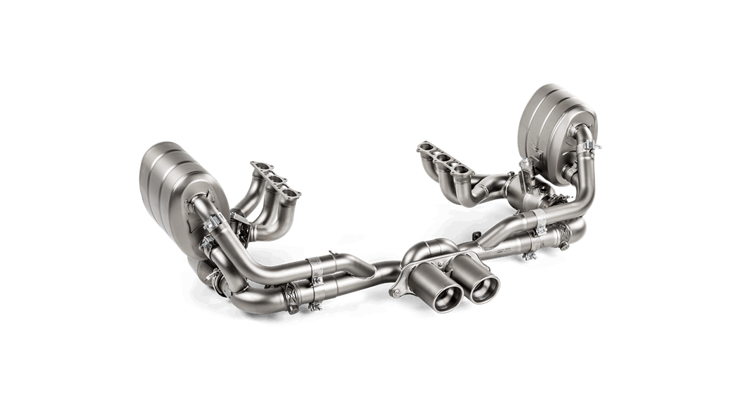 AKRAPOVIC E-PO/T/6/1 Evolution Header Set (Titanium) for PORSCHE 911 GT3RS (991.2)-OPF/GPF 2019-2020 Photo-1