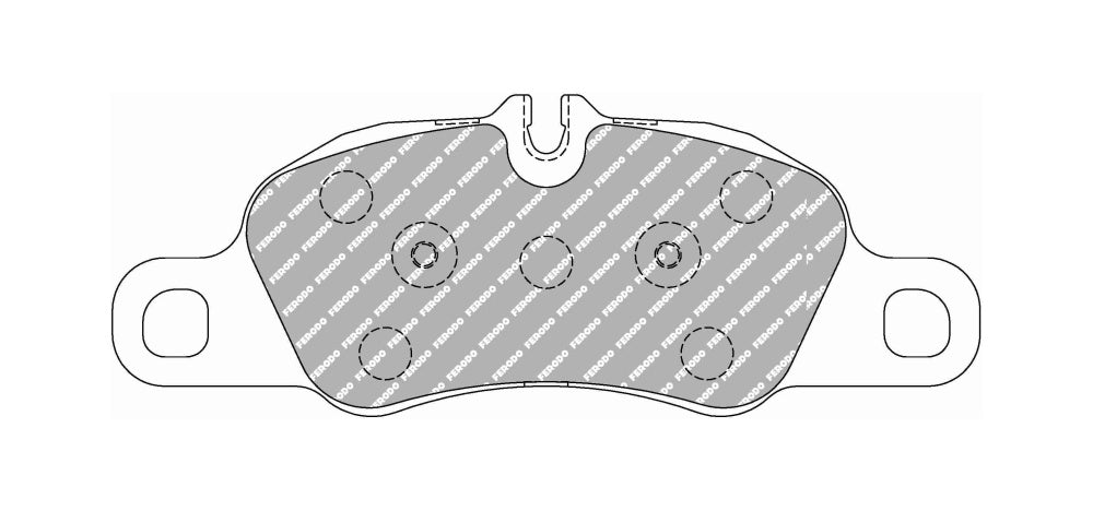 FERODO FCP4805H Front Brake Pads DS2500 for PORSCHE 718 Cayman 2.5 GTS / S 2.5 (982) / 911 Carrera (991 / 997) Photo-0