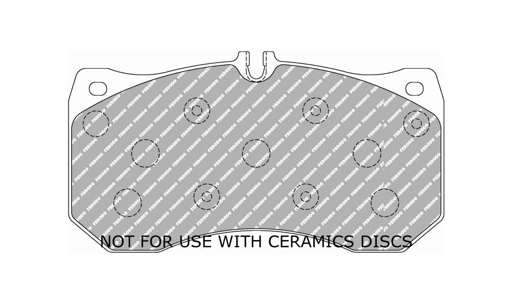 FERODO FCP4466H Front Brake Pads DS2500 for AUDI A6 (C7) / A7 (4G) / A8 (4H) Photo-0