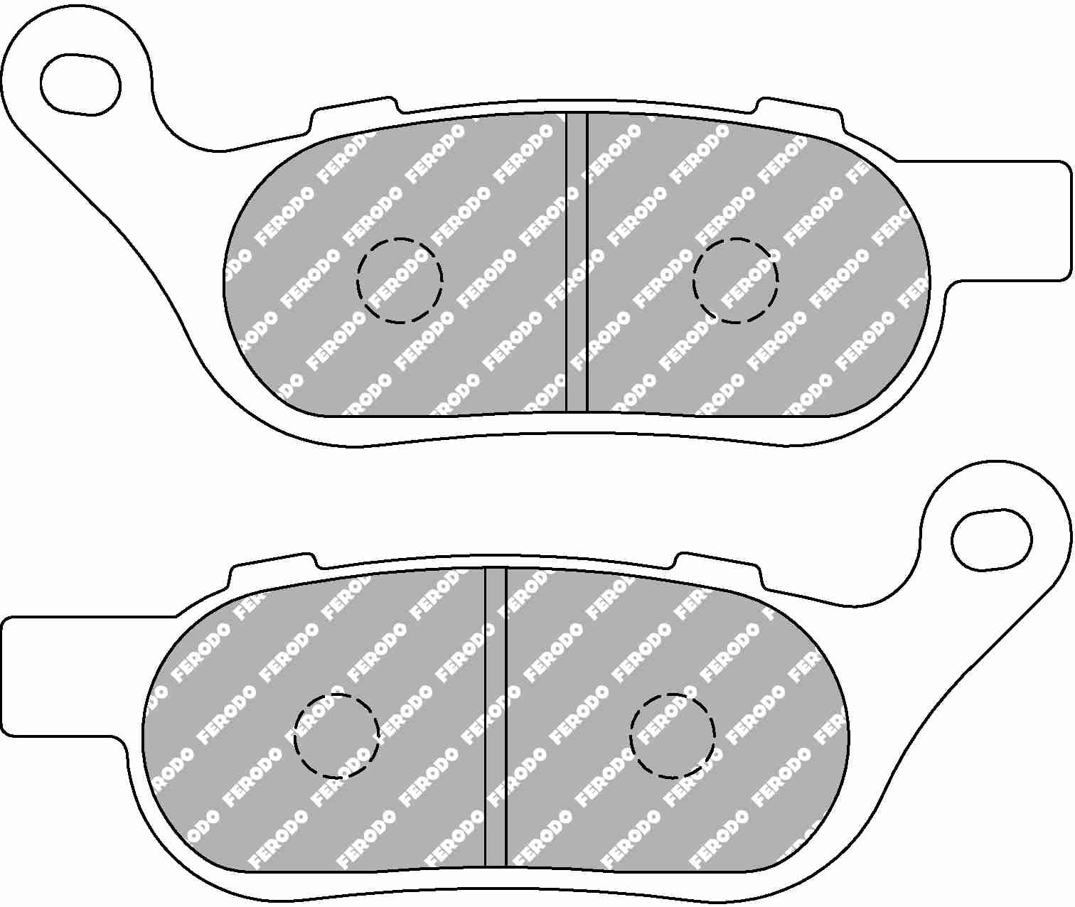 FERODO FDB2251ST M/C Brake Pads Photo-0