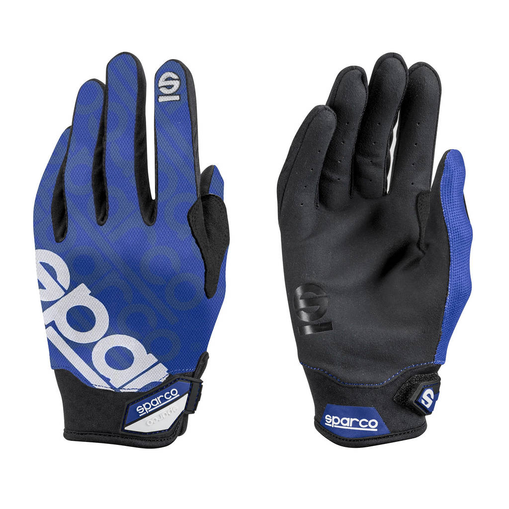 SPARCO 002093AZ2M Meca-3 Mechanics Gloves, blue, size M Photo-1