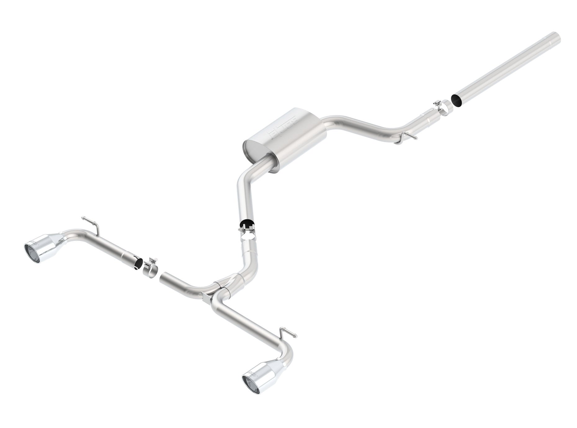BORLA 140597 Cat Back Exhaust System VW GOLF GTI MkVII 15 - 2.0L Photo-1