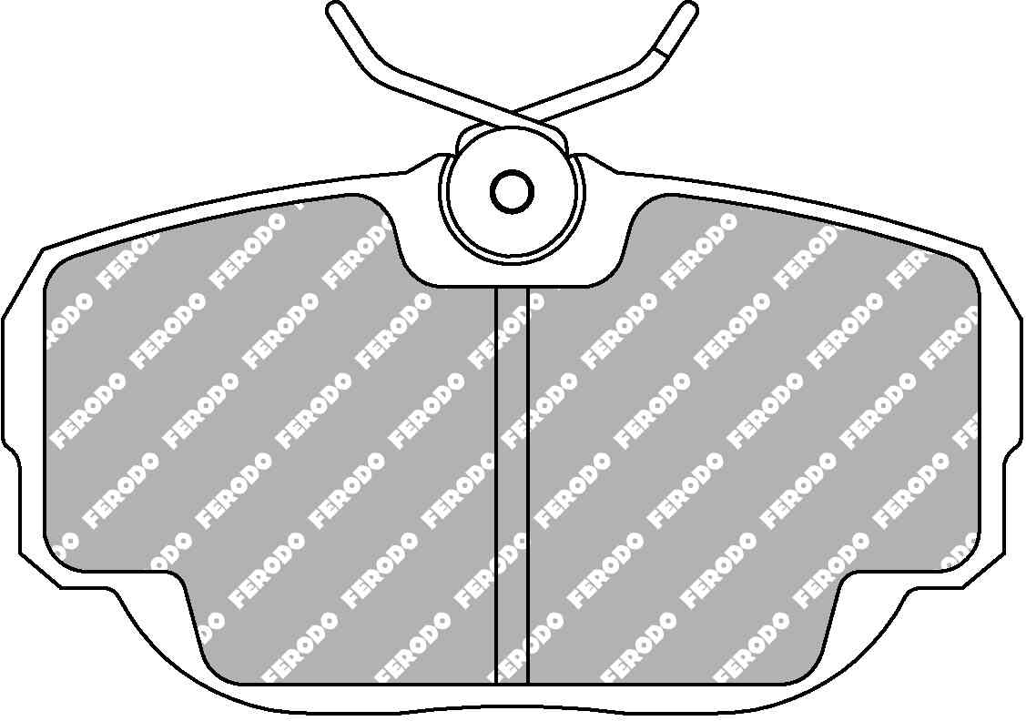 FERODO FDS660 Front Brake Pads DS Performance for BMW 3 Series (E30) Photo-0