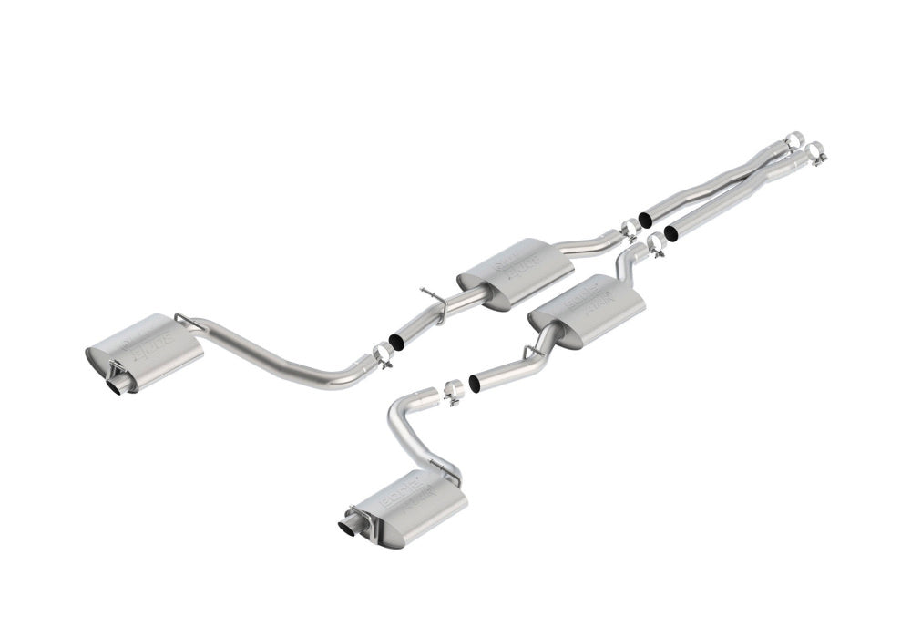 BORLA 140637 Cat-Back Exhaust System, 300C / Charger R / T V8-5.7L RWD, Nozzle # 44, 2015, ATAK Sound Photo-1