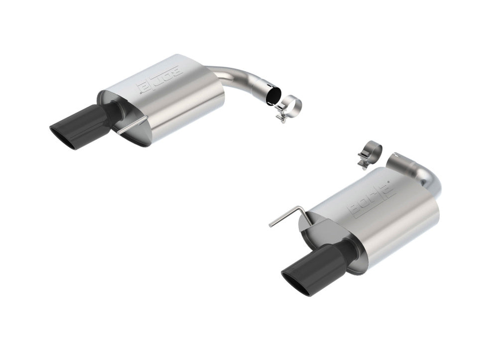 BORLA 11887BC Rear Section, Mustang GT V8-5.0L, Tip №49, 2015-16, sound S-Type Photo-0