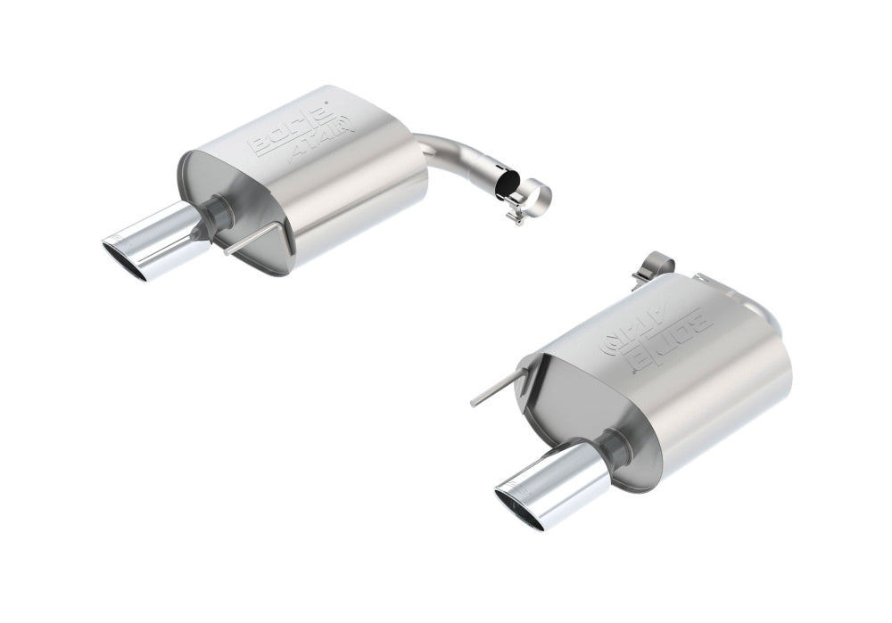 BORLA 11890 Rear Section, Mustang EcoBoost® 2.3L (turbo) / V6-3.7L, Tip №36, 2015-16, sound ATAK Photo-0