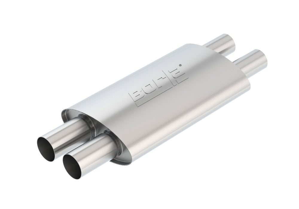 BORLA 60561 Resonator for 140590 / 140591, Mustang GT V8-5.0L - 2.25", 2015-16, sound Touring Photo-0