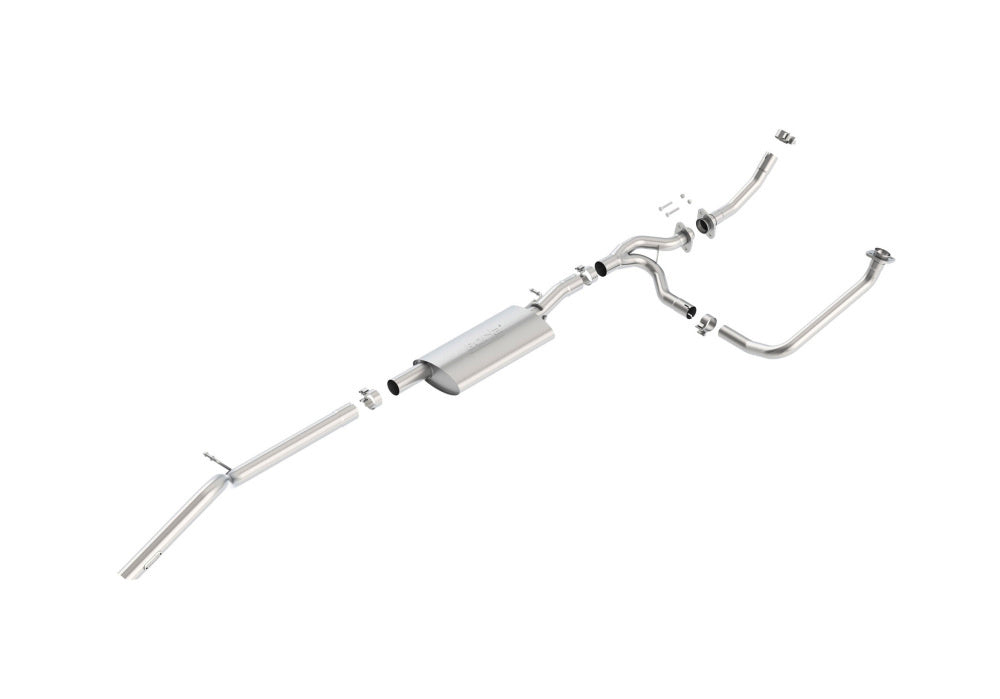 BORLA 140634 Cat Back Exhaust System, WRANGLER JK2 L6-3.6L "Climber" AWD 4DR, Tip №33, 2012-16, sound S-Type Photo-0