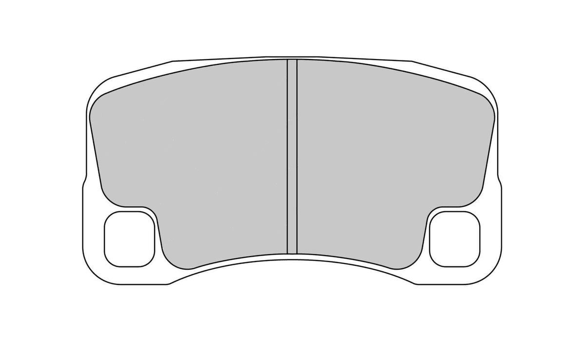 FERODO FRP3143H Rear Brake Pads DS2500 for PORSCHE 911 GT2 / GT3 / Turbo (997) Photo-0