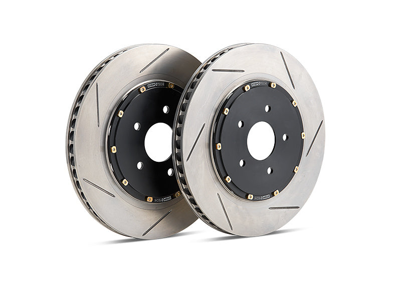 STOPTECH 81.180.9911 Front 2PC AeroRotor & Hat Pair Slotted CADILLAC/CHEVROLET Corvette/XLR 1997-2009 Photo-0