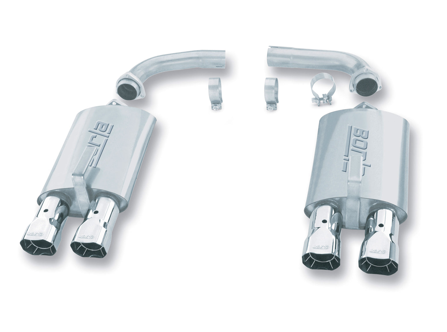 BORLA 11376 Rear Section C4 CORVETTE 1984-1991 Touring Photo-0