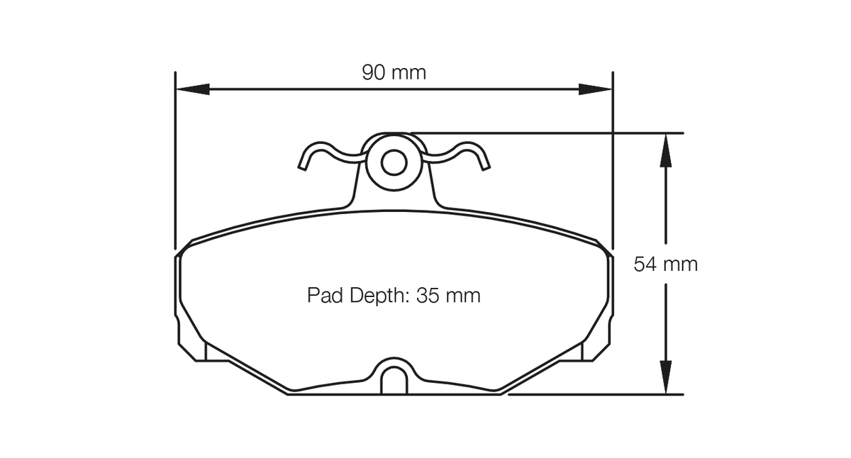 PAGID 1163-RS14 Rear Brake Pads for Caterham Seven Range Photo-0