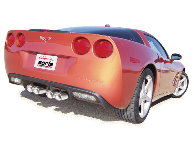 BORLA 11815 Rear Section C6 CORVETTE 2005-2008 S-Type II Photo-1