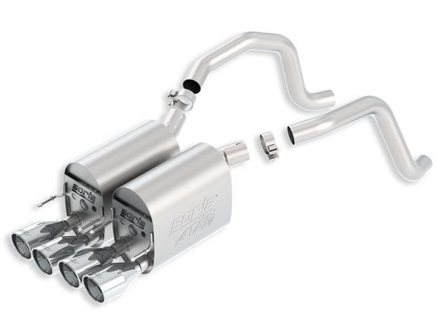 BORLA 11816 Rear Section C6 CORVETTE 2005-2008 ATAK Photo-1