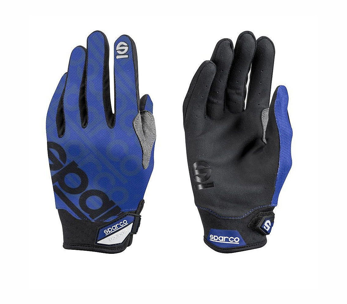 SPARCO 002093AZ4XL Meca-3 Mechanics Gloves, blue, size XL Photo-0