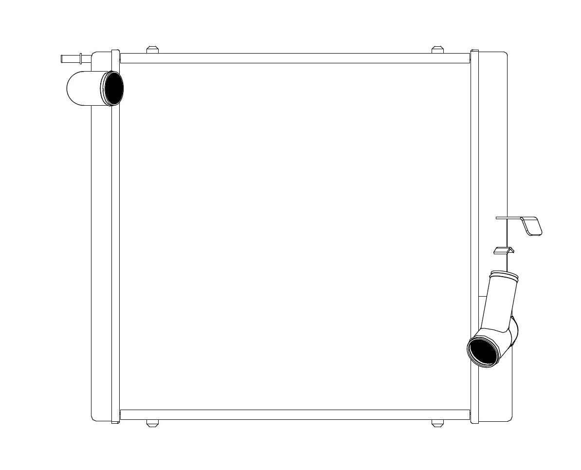 CSF 7069 High Performance Radiator (Left) for PORSCHE 911 GT3 / GT3RS / Turbo S (991) Photo-1
