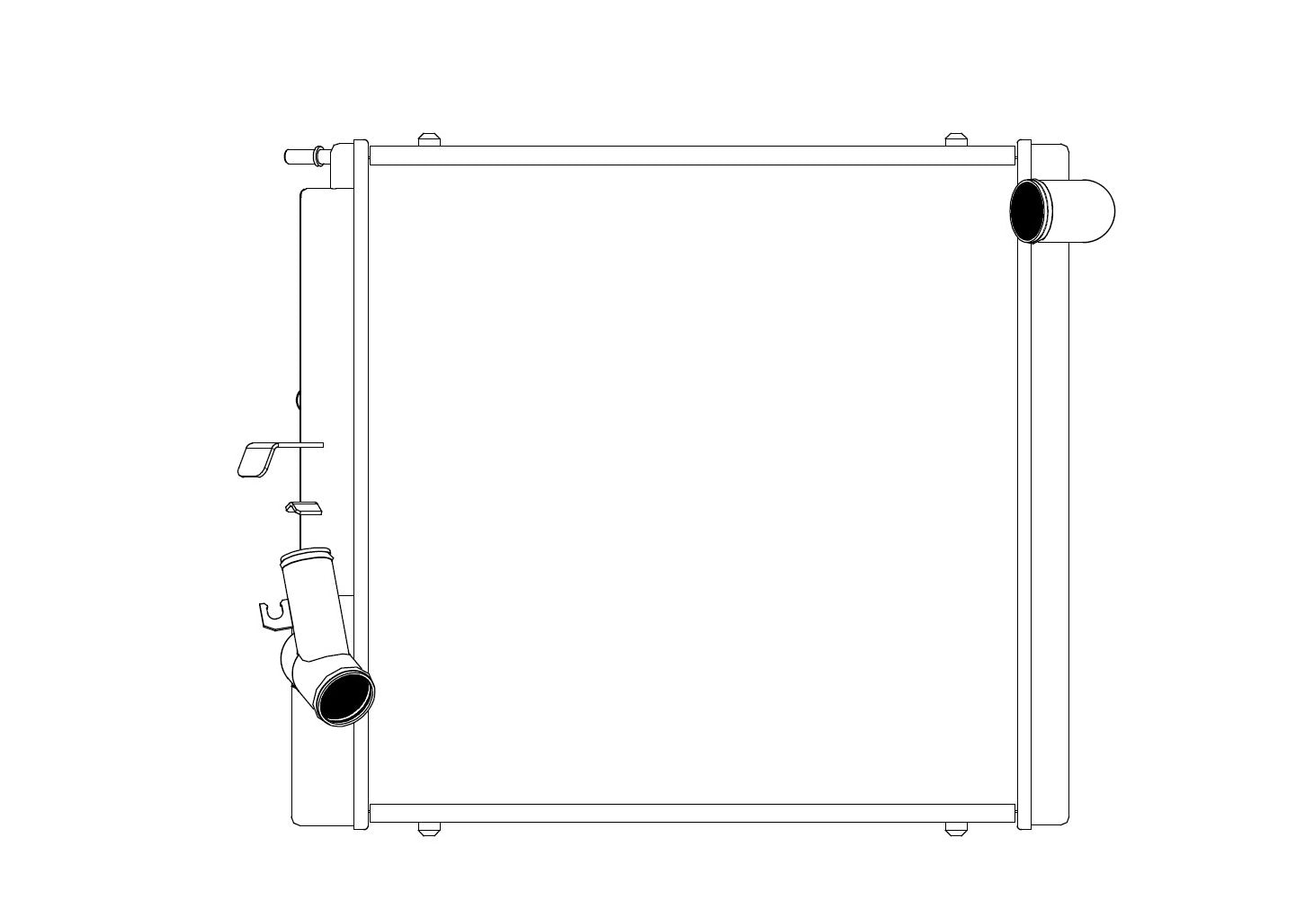 CSF 7070 High Performance Radiator (Right) for PORSCHE 911 GT3 / GT3RS / Turbo S (991) Photo-1
